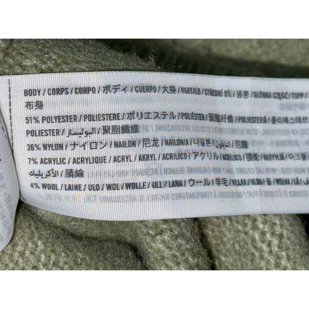 Abercrombie & Fitch Green Wool Blend Soft Knit Pullover Crew Neck Sweater Size M - Picture 5 of 8